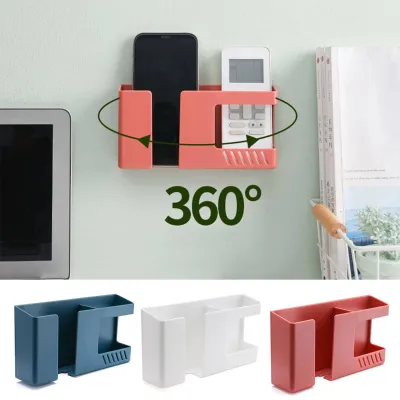 Double Layer Wall Mounted Phone & Remote Holder